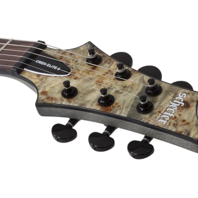 Schecter Omen Elite-6 Charcoal #2451 image 8