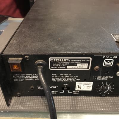AMCRON COM-TECH 400 パワーアンプ AMCRON COM-TECH 400 パワーアンプ アンプ
