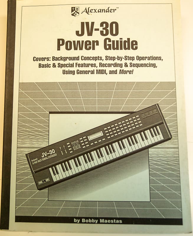 Roland JV-30 Power Guide Handbook image 1