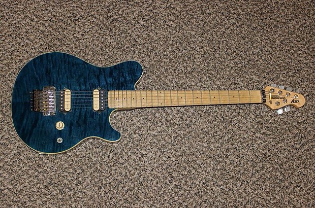 Ernie Ball/Musicman Axis 2009 Translucent Blue | Reverb