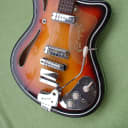 Hopf Saturn 63 E-Guitar Germany 1963 Star Club Show Gitarre original & "Sunburst"