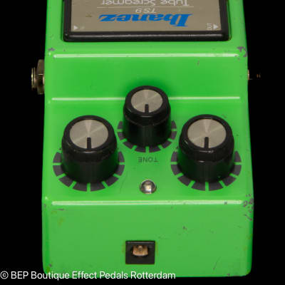 Ibanez TS-9 Tube Screamer 1982 Japan s/n 238886 Black Label with JRC4558D op amp, The Edge U2 image 7