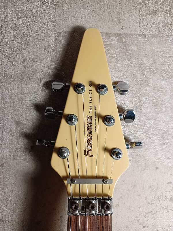 Fernandes BSV 80's White Flying V Made in Japan | Reverb