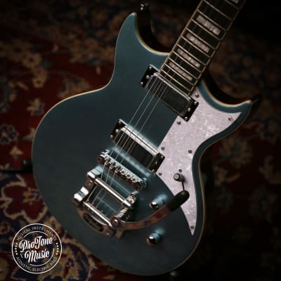Aria Pro II 212 Mk 2 Bowery Phantom Blue Electric Guitar image 3