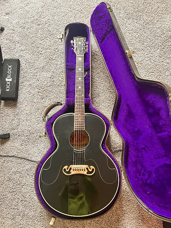 1996 Gibson Everly Brothers J-180 Ebony image 1
