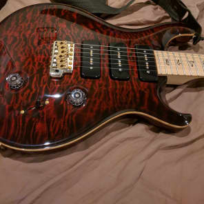 Paul Reed Smith Custom 22 Soapbar Limited Edition 2010 Fire Red Burst image 1