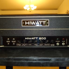 Hiwatt DR201 200w Bass Amp Head 1971