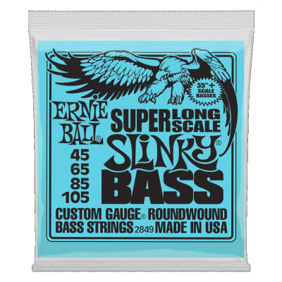Ernie Ball 5-String Super-Long Scale Slinky Bass Set, .045 - .130 image 2