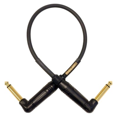 Mogami Gold 1.5' Instrument Cable With Right Angle Connectors image 2