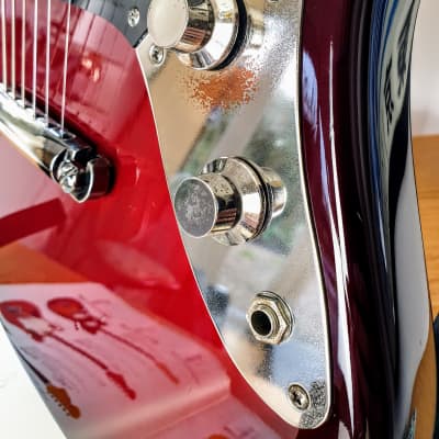 Fender Jaguar JGS-78 HH (99-02) - Gunmetal Red Burst, CIJ image 6