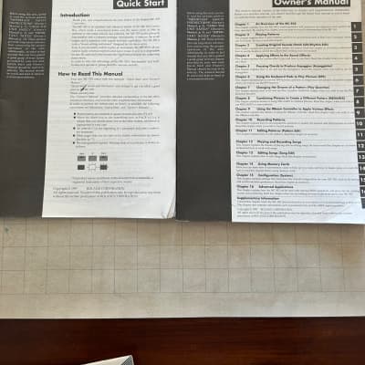 Roland MC-505 Sampling Groovebox Original Owner’s Manual & Quick Start Guide