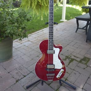 Hofner Club Bass Contemporary Series 2008 Red image 6