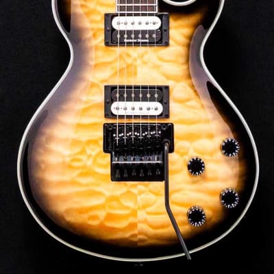 Dean Guitars Thoroughbred - Select - Quilt Maple - Floyd Rose - Natural Black Burst - #1 2023 - Gloss image 1