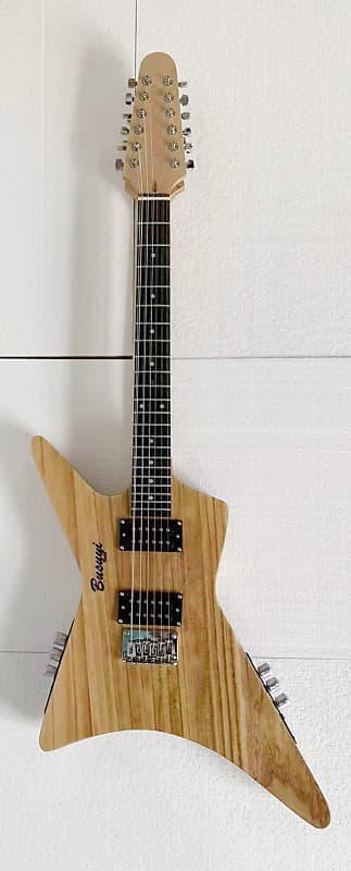 12 / 6 String Electric Busuyi Double Neck Guitar 2022 Plain image 1