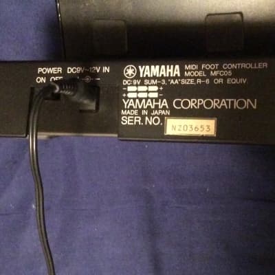 Yamaha MFC05 1985 MIDI foot controller Japan vintage image 3