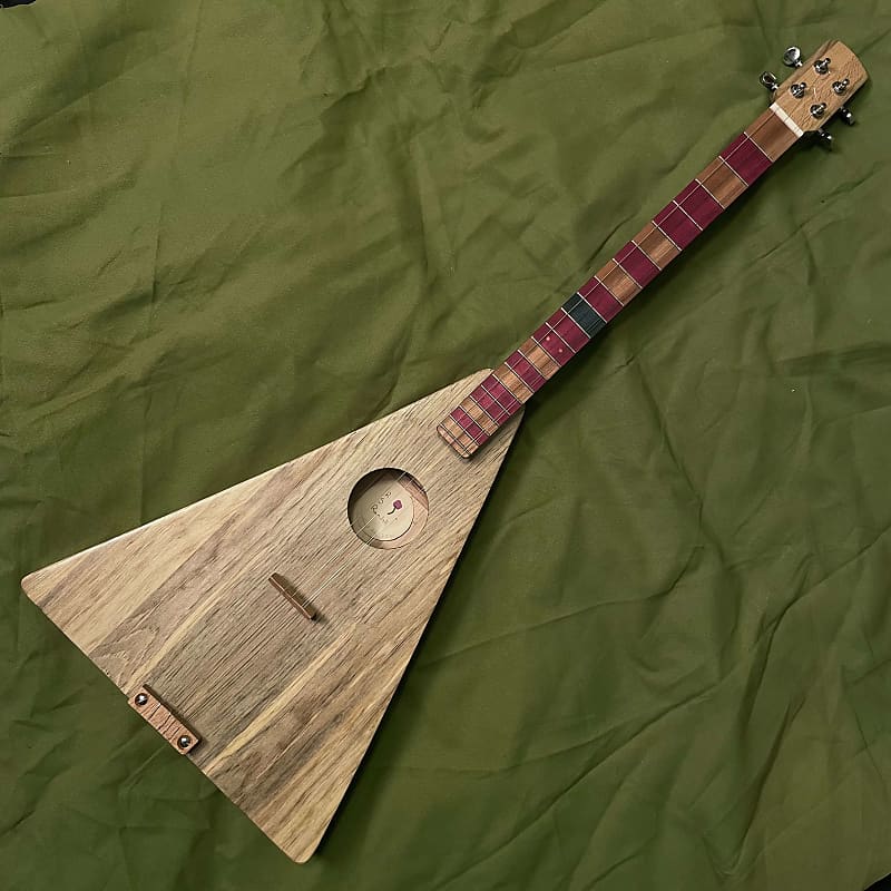 R.S.Randall Triangle Dulcimer Strum Stick 2021 Blue Pine Reverb