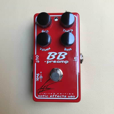 Xotic BB Preamp AT Andy Timmons 2009 Limited Edition - Red for sale