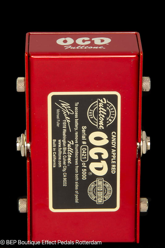 【レア】Fulltone OCD candy apple red Fulltone Custom Shop OCD Candy Apple Red Limited Edition
