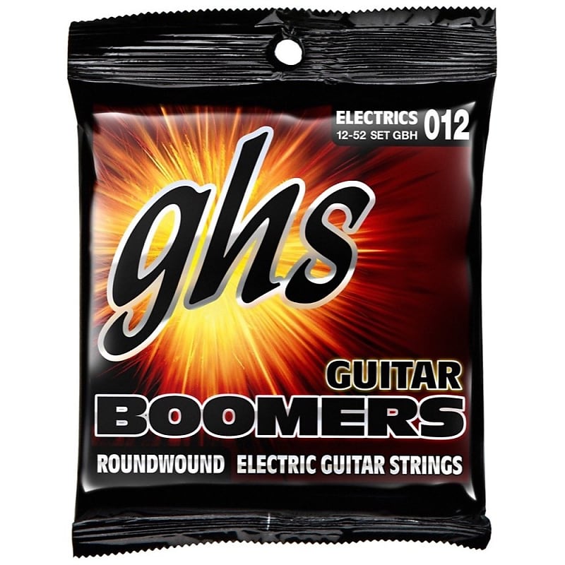 GHS Boomers Electric Guitar Strings 12-52, GBH image 1