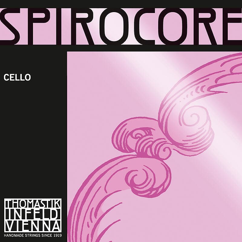 Thomastik-Infeld S27 Spirocore Chrome Wound Spiral Core 4/4 Cello String - D (Medium) image 1