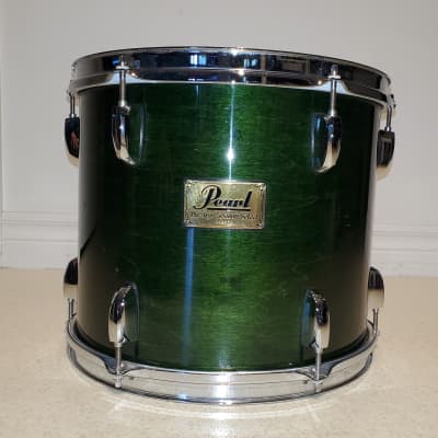 VTG PEARL Emerald Mist Tom Drum 13"x11" Maple Prestige Session - Gorgeous Clean image 2
