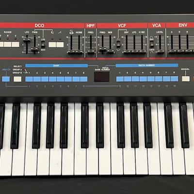 Roland Juno-106 61-Key Programmable Polyphonic Synthesizer 1984 - 1985 - Black