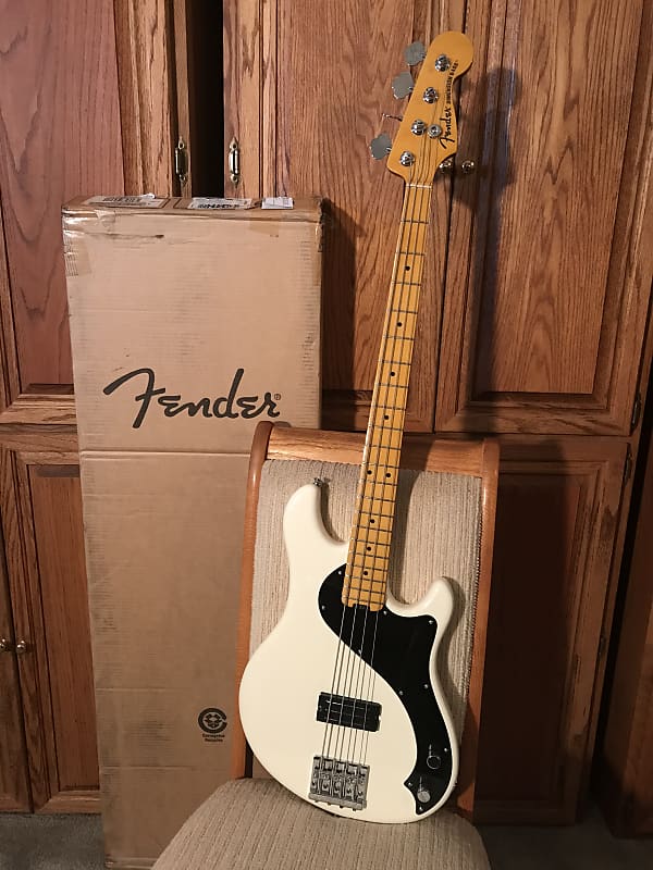 Fender Modern Player Dimension Bass with Maple Fretboard 2015 - Olympic White image 1