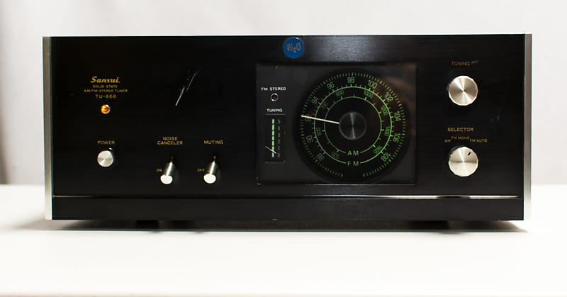 Sansui TU-666 FM AM Tuner | Round Dial