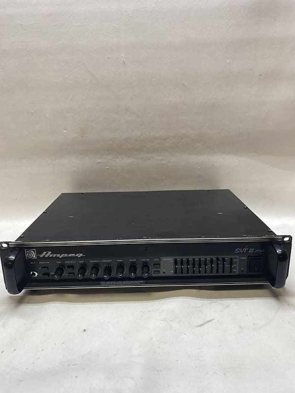 Ampeg SVT III Pro 450-Watt Hybrid Rackmount Bass Amp Head | Reverb