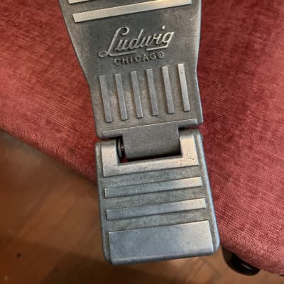 Ludwig vintage bass drum pedal chicago silver image 3