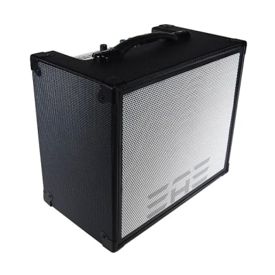 Elite Acoustics EAE  A6-55 100 W 6 Chan Acoustic Amplifier with LFP Battery/Bluetooth Black Carbon Fiber image 2