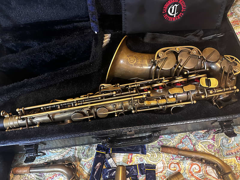 Cannonball Big Bell Stone Series Brute Alto Saxophone w Case Reverb