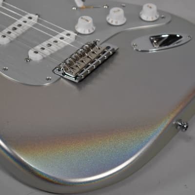 2022 Fender H.E.R. Stratocaster Chrome Glow Finish Electric Guitar w/Bag image 3