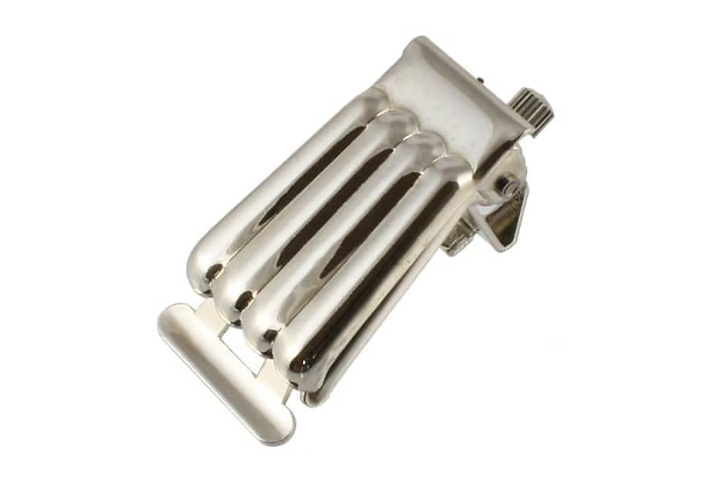 Allparts Banjo Tailpiece Clamshell Style, Nickel image 1