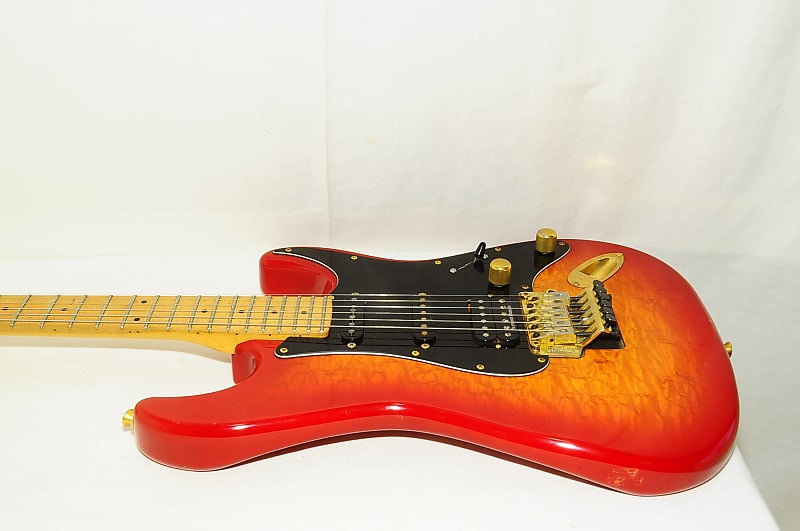 Rare Fender Japan STR-75 SSH Stratocaster Fujigen Electric Guitar Ref  No.5301