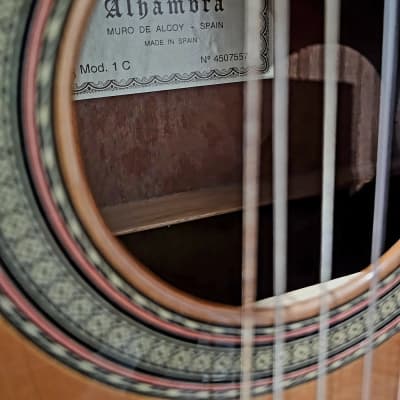 Alhambra 1C Classical Guitar - 2nd Price Reduction  ! image 3