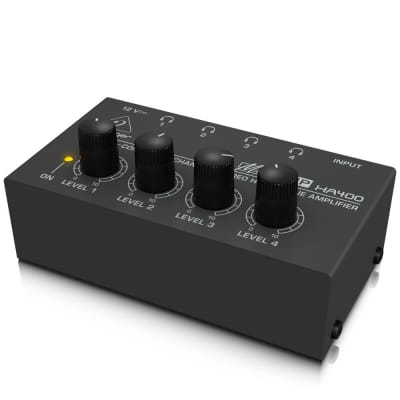 Behringer - HA400 - Ultra Compact 4-Channel Stereo Headphone Amplifier image 2