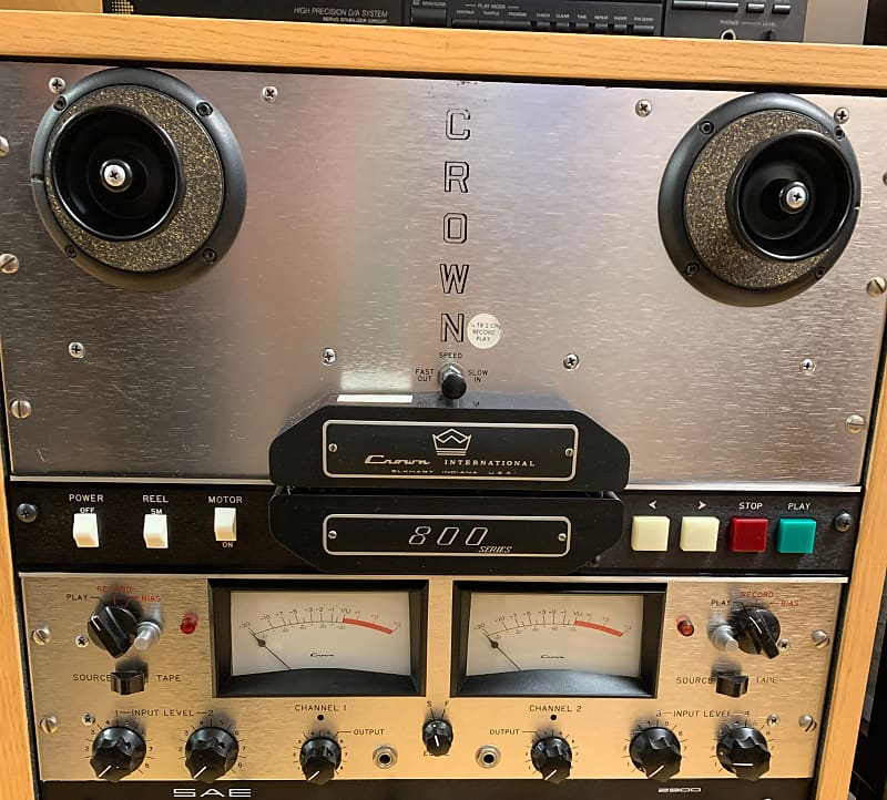 Crown 800 Series Model SX-824 * Reel to Reel Recorder  			