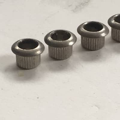 6 Set Acoustic Guitar Tuner Bushings Vintage Relic Guitar Round Tops 8mm OD MIJ? image 2