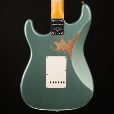 Fender Custom Shop Ltd 63 Stratocaster Heavy Relic Sherwood Green 7lbs 9.8oz image 7