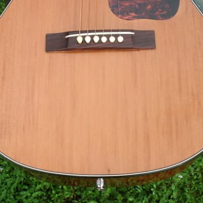 Yairi G1-FN OOO size Electric Acoustic Guitar 1998 Natural+Original Yairi Hard Case image 9