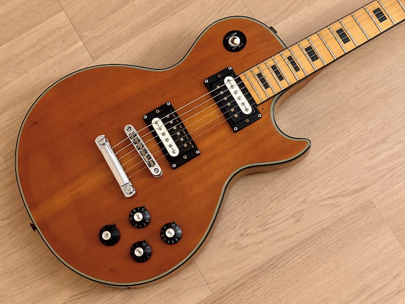 1974 Greco EG650N Vintage Guitar, Mahogany w/ Maple Board & Maxon U-1000 Humbuckers, Japan Fujigen image 1