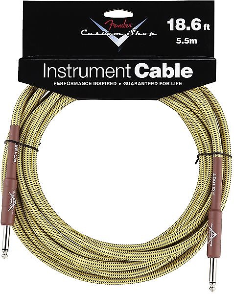 Fender Custom Shop Performance Series Cable, 18.6', Tweed 2016 image 2
