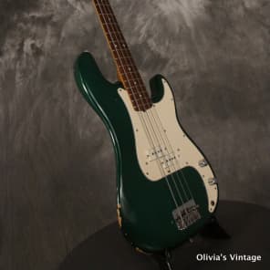 Fender Precision P-Bass Fullerton 1982 Candy Apple Green image 5
