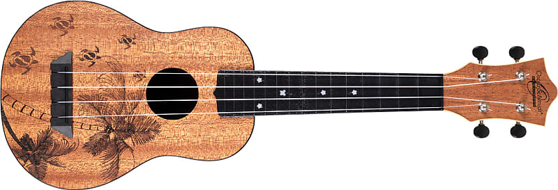 Oscar Schmidt OUNTURTLE Basswood Top Nature Series Soprano Ukulele