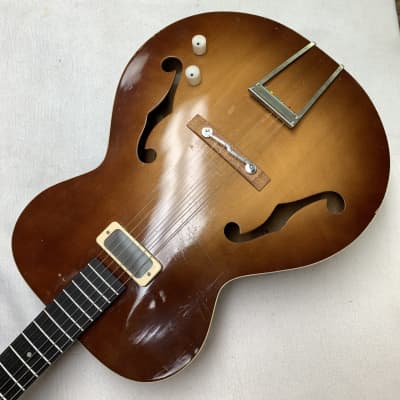 Kay Dynamic 1950s Spruce Archtop Professional Rebuild Handwound Silverfoil Beautiful And Easy Player image 6