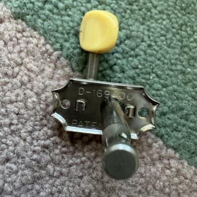 Gibson Fender Kluson Deluxe Double line tuning head 1964-1969  [D-169400 & PATENT NO Stamped] image 5