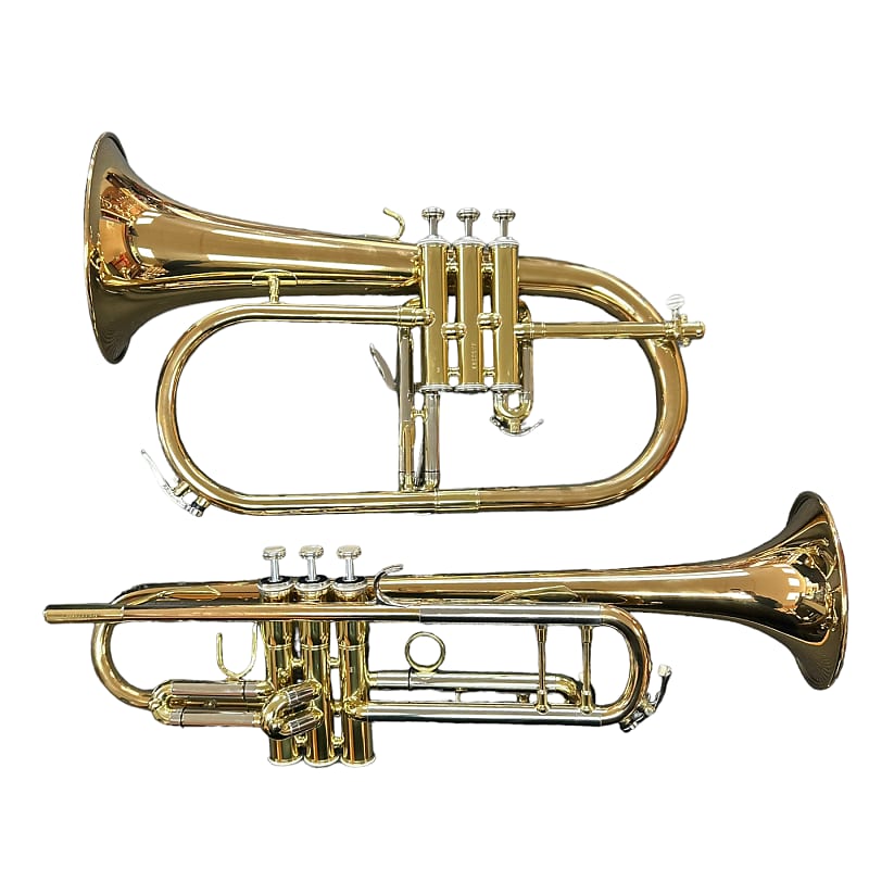Jupiter JTR1110R/JFH1100R Bb Trumpet & Bb Flugelhorn Combo Reverb