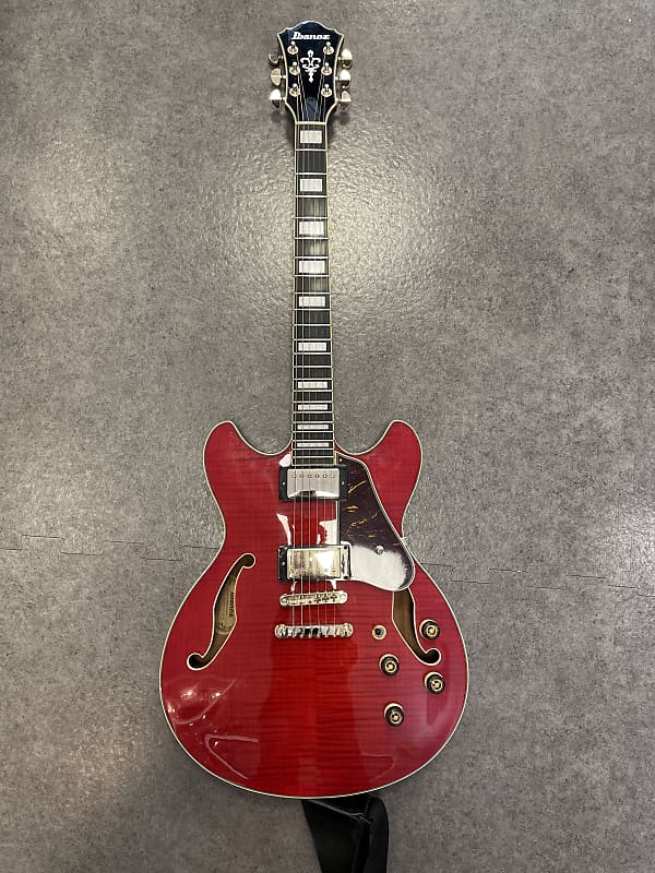 Ibanez AS93FM-TCD Artcore Expressionist 2018 - Present - Transparent Cherry Red image 1