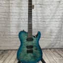 Chapman Guitars ML3 Modern Rainstorm CI21012717 2022 Blue Green Burl